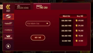 Rút Tiền Manclub Quy Trình Thanh Toán Thần Tốc Nhận Thưởng Lớn Mỗi Ngày