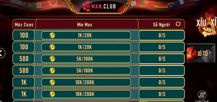 Xì Tố Manclub Sân Chơi Poker Đẳng Cấp Với Hàng Loạt Giải Thưởng Jackpot Khổng Lồ